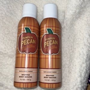 BBW 2pc Pumpkin Pecan Waffles Whipped Body Mousse